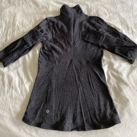 Lululemon Kanto Catch Me 1/2 zip herringbone long sleeve - Picture 5 of 9